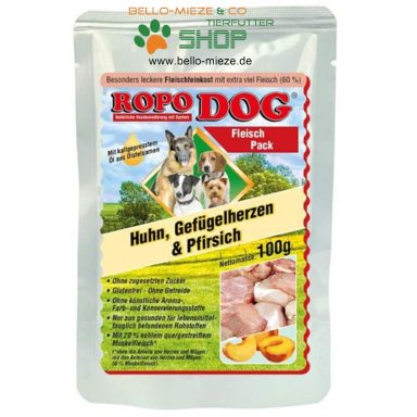 Ropodog Frische-Pack: Feinkost-Menüs für wahre Hunde-Gourmets Die Ropodog Frische Pouches stehen für exklusive Hundefeinkost, die selbst wählerischste Hunde überzeugt